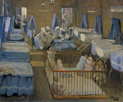 Lady Henrys Kinderkrippe, Woolwich von John Lavery